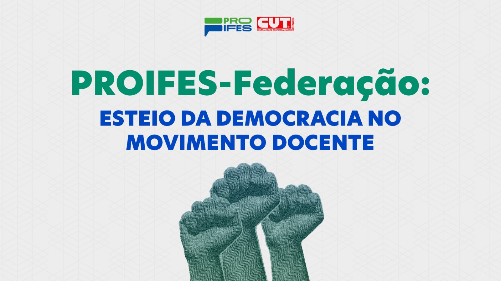 PROIFES-Federação: Esteio da democracia no movimento docente